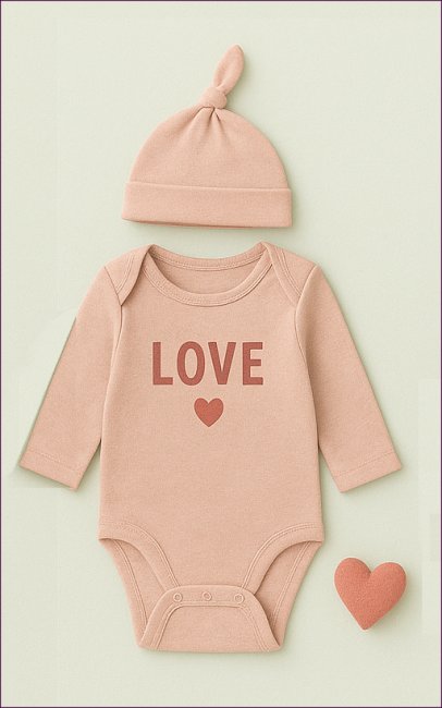 kit de naissance love rose