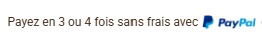 Paiement en plusieurs fois avec PayPal